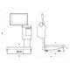 Cantar comercial Helmac GP Plus 10T cu imprimanta