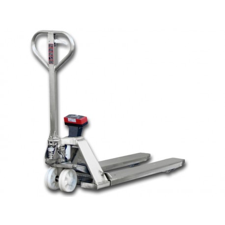 Transpalet cu cantar inox Ravas 1100