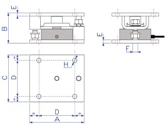 Ansamblu de kit pt celule de compresiune
