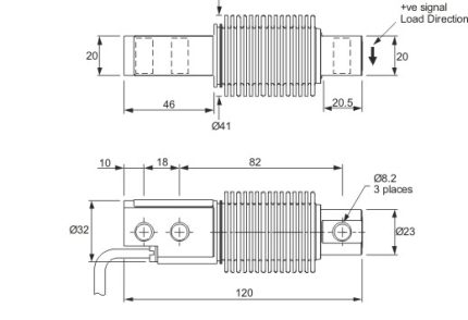 Celula de torsiune incovoiere din inox BBL-1