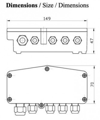 Cutie Jonctiune ATEX CAJA 4-PL-EX