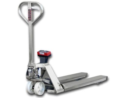Transpalet cu cantar inox Ravas 1100
