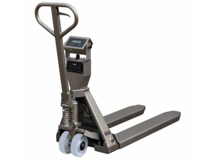 Transpalet cu cantar inox Ravas 3200F Li