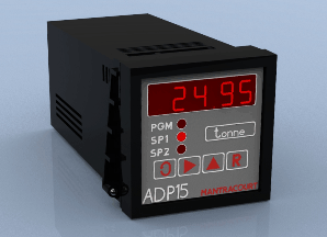 Indicator-controler dual de tensiune si curent de intrare ADP15-DI